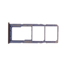 SIM Micro SD Card Tray Dual for Samsung Galaxy A21s Blue Replacement Part