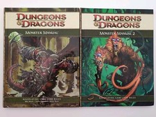 Monster Manual  Monster Manual 2 4th Edition D D Core Rulebook D D Supplement