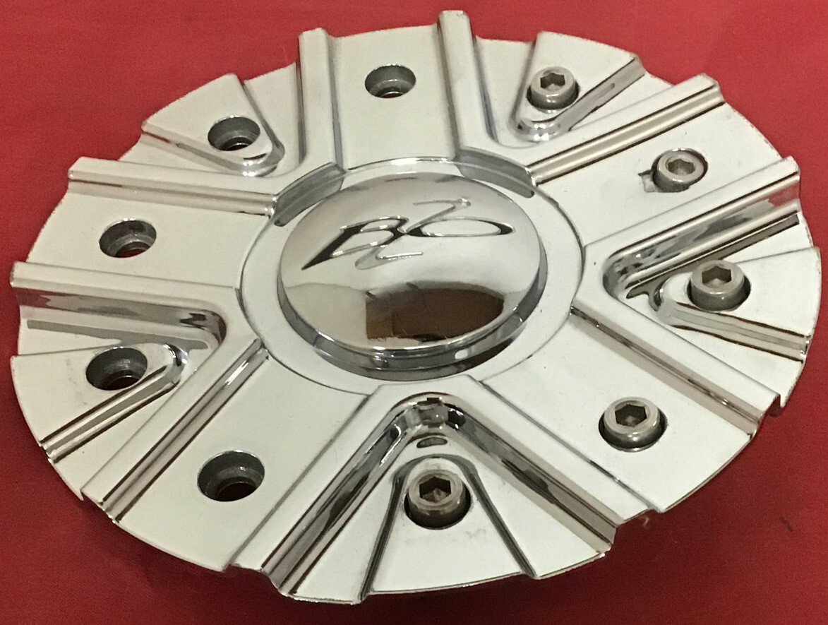 ONE USED BZO Wheels Chrome Custom Center Cap # C-184-CAP(DW326) 10583