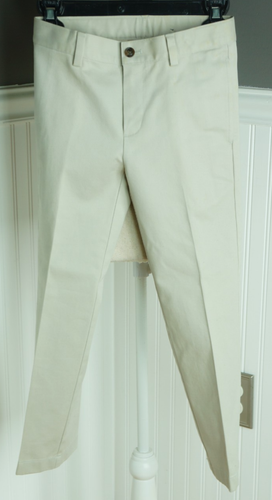 346 brooks brothers boys khaki pants size 8 adjustable waist
