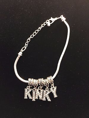 Crystal Charms KINKY Anklet - Swinger Hotwife Queen of Spades Fetish Cuckold QOS