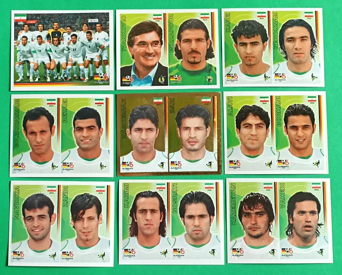 2006 Navarrete Germany World Cup FIFA VARIANT - E15 IRAN SOCCER TEAM Full