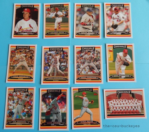 2006 Topps St. Louis Cardinals Team Set 24 Cards World Series Champions - Picture 2 of 2