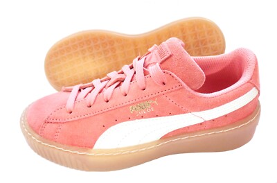 PUMA   Suede Platform Sneaker  Wildleder  altrosa - off-white  33  Neu