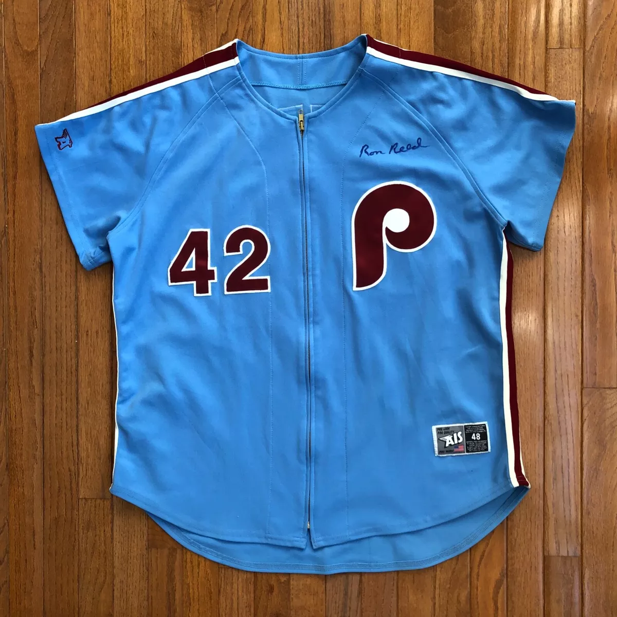 80's Ron Reed Philadelphia Phillies AIS Retro MLB Jersey Size 48 XL – Rare  VNTG