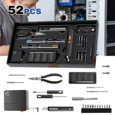 52PCS Manual Household Toolbox Set Multifunctional Combination Hardware Toolbox