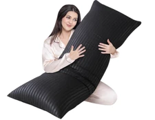 Full Body Pillow Insert - Fluffy Long Bed Pillow for Adults