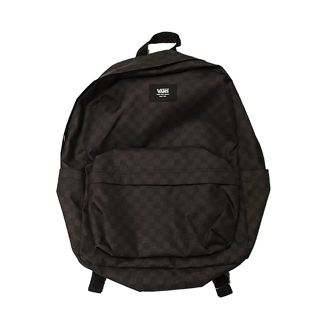 Tienda Descripción Banco Vans &#034;Old Skool H2O Check&#034; Backpack (Black/Charcoal) School Book  Bag | eBay