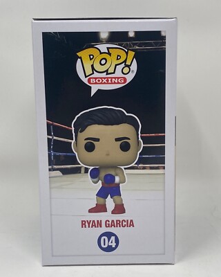 Ryan Garcia Signed Autographed Funko Pop Figure Boxer Boxing