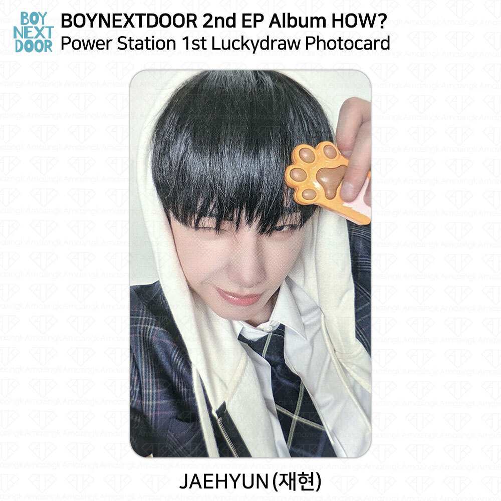 BOYNEXTDOOR 2nd EP Album HOW? 1st Lucky Draw Photocard Jaehyun M2U