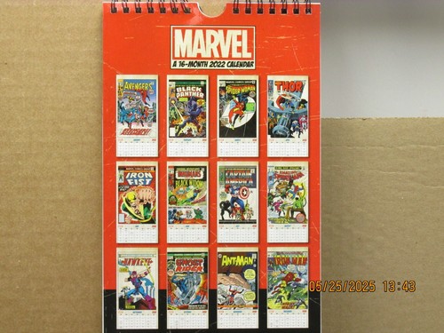 For sale is a:(1)Marvel 16-Month 2022 Calendar Includes 13 Posters - Picture 3 of 7