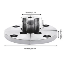 1.1" Universal Mini Chunk Jaw Set Short Pin Jaw Set Durable Wood Lathe Chunk Set