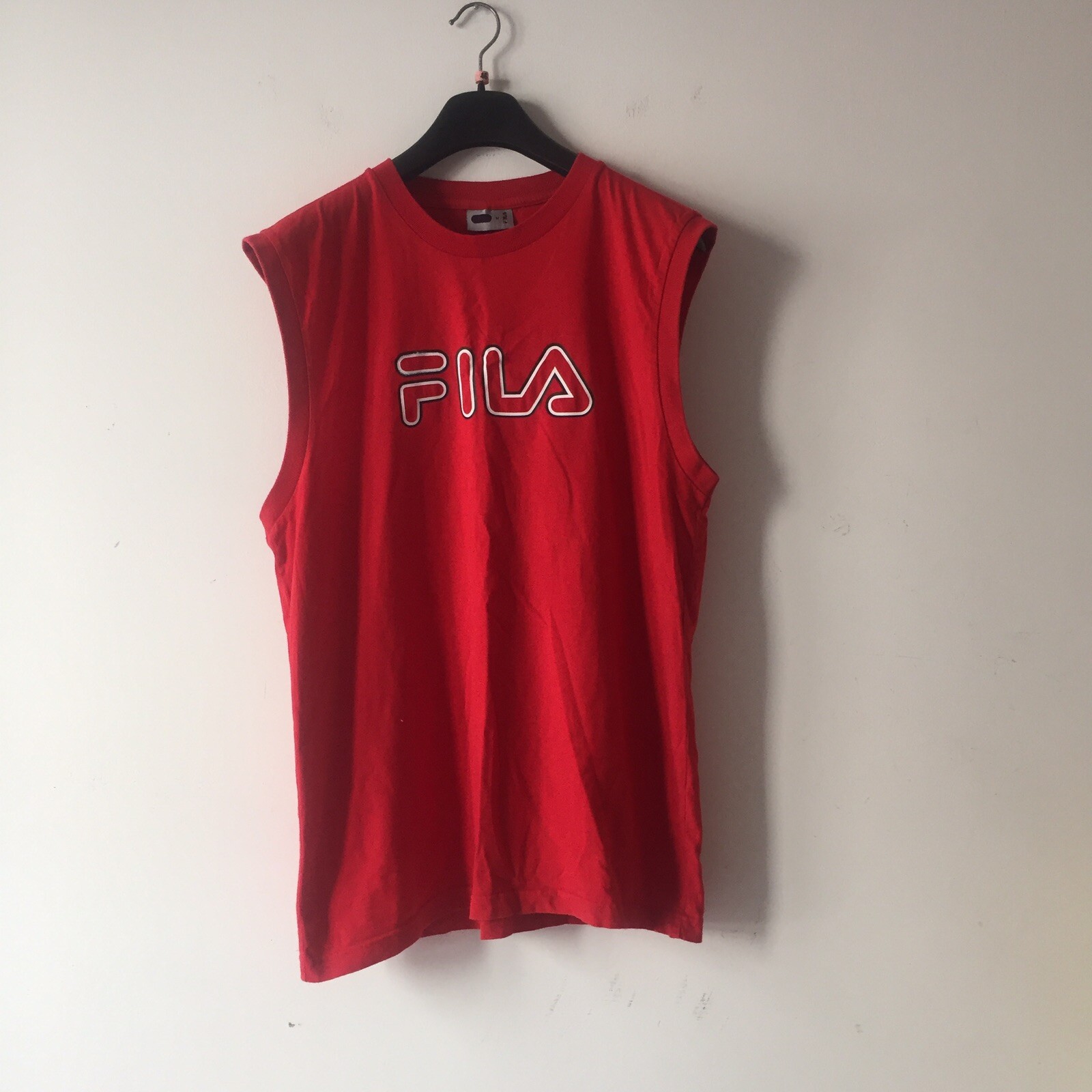 Fila Uomo Canotta Maglietta Tshirt Vintage Tg M Americana