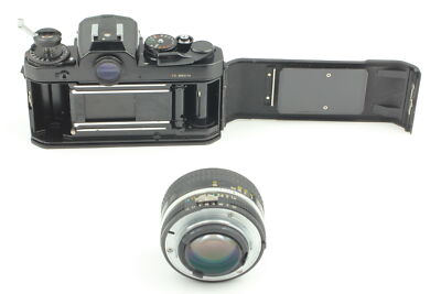 Exc+5] Nikon FE black nikkor 50mm F1.4 AI SLR film camera From
