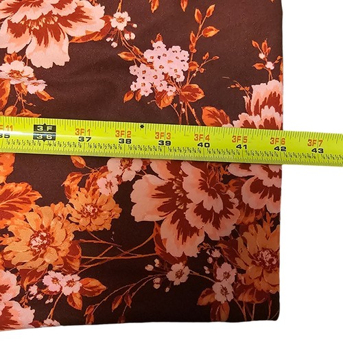 Alexia Admor Floral Rust Midi Sheath Cocktail Party Dress Size L - Picture 10 of 12