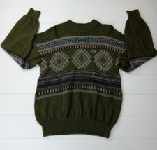 Vtg Chemise Lacoste 2 Men Knit Green Pullover Sweatshirt Sweater Size L