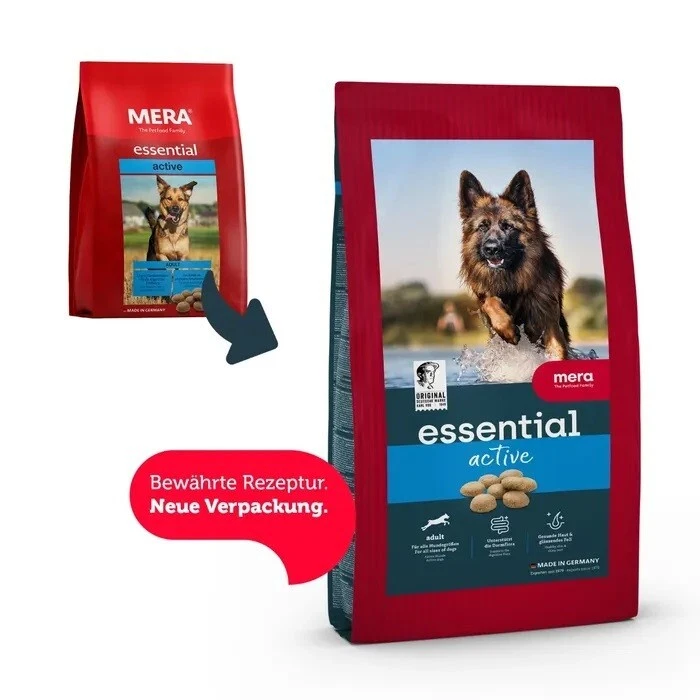 Mera Essential Active Hundefutter 2x12,5kg Trocken für alle Hundegrößen - Bild 2 von 4