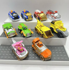 Paw Patrol Rescue Vehicles Die-Cast True Metal Diecast Cars Mixed Lot Of 10