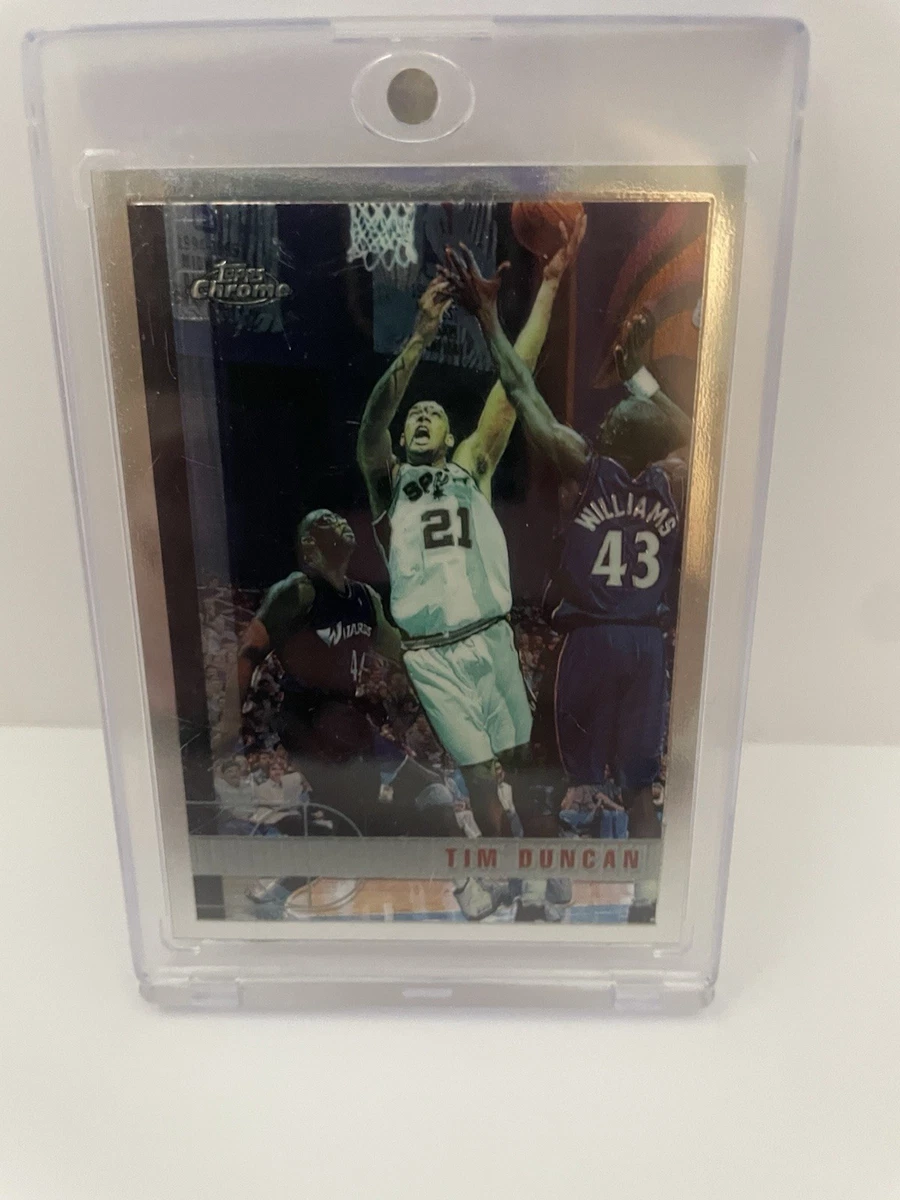 Topps Tim Duncan Basketball Rookie Sports Trading Cards