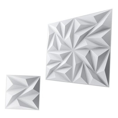 3D Wall Panels for Interior Wall Decor pcs PVC Wall Panels, 16 White