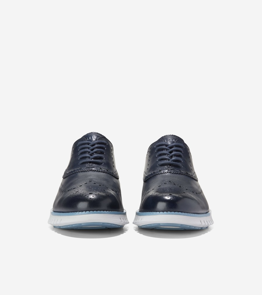 Cole Haan ZerøGrand Remastered Wingtip Oxford Navy Blazer C41857