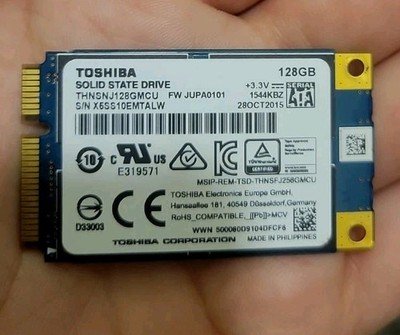 Toshiba 128GB mSATA SSD 6Gb/s Internal Solid State Drive - Laptop Upgrade