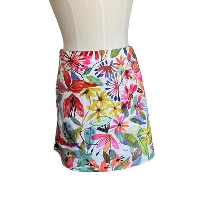 RipSkirt Hawaii Womens L Wrap Skirt Length 2 Floral Colorful Resortwear Travel