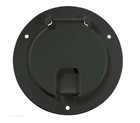 American Motorhome RV Power Cord Cable Hatch, Black Round B113
