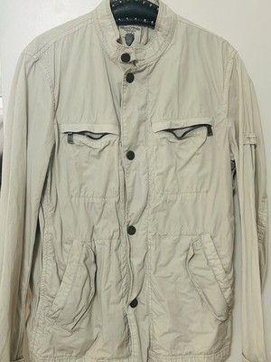 Marc O'Polo Vintage Style Sammlerstück Feldjacke Herren 44 Beige Baumwolle 