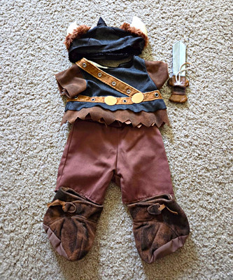 RARE & HTF BUILD A BEAR VIKING INTERNATIONAL COSTUME