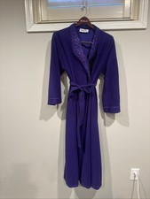 Vintage Vanity Fair Velour Full Length Robe -Medium