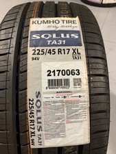 1 New 225 45 17 94v Kumho Solus Ta31 Extra Load All Season Tire