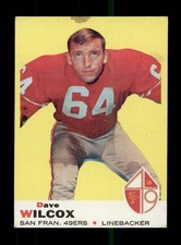 1969 TOPPS FOOTBALL #44 DAVE WILCOX SAN FRANCISCO 49ERS