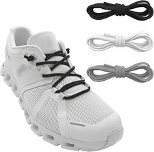 3 Pairs Elastic Shoe Laces Replacement Laces For Running Shoesstretch Oval Stri