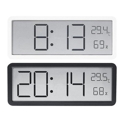 Battery Digital Wall Desk Clock with Backlight Screen for Quiet Living Space