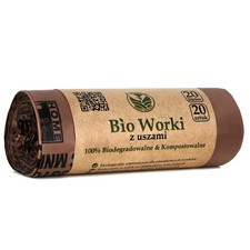 GreenTeamEco Sacs compostables 20 L – 20 pièces OK compost HOME EN13432