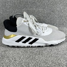 Preços baixos em adidas Pro Bounce 2019 Low White Black Gold | eBay
