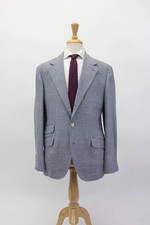 NWT 8200 Brunello Cucinelli Men Glen-Check "Leisure Fit" 2Pc Suit 50/ 40US A262