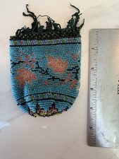 Antique Micro Beaded Edwardian Purse 1900