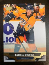 UPPERDECK SERIES ONE 2013-14 GABRIEL BOURQUE HOCKEY CARD #112 NUMBERED 011/100