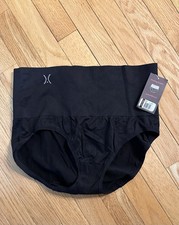 YUMMIE TUMMIE SHAPING BRIEFIE LOGO PANTY BLACK 2X/3X