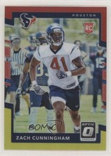 2017 Donruss Optic Rookies Red & Yellow Prizm Zach Cunningham #103 03yj