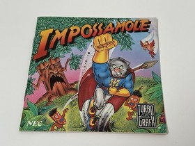 Impossamole TurboGrafx 16 - Manual Only - Good condition