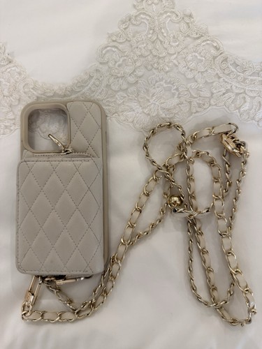 Chanel Inspired Phone Case With Cute Adjustable Chain And Wallet