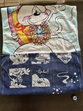 2 Serviettes Collector diddl Pour Le Bain Ou La Plage