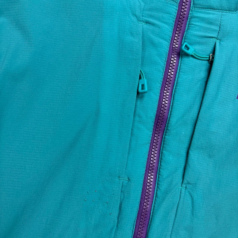 Chaqueta Patagonia Mujer X Grande Verde Nano Aislamiento de Aire Capucha Abrigo Abombado Dama* Foto 4 de 4