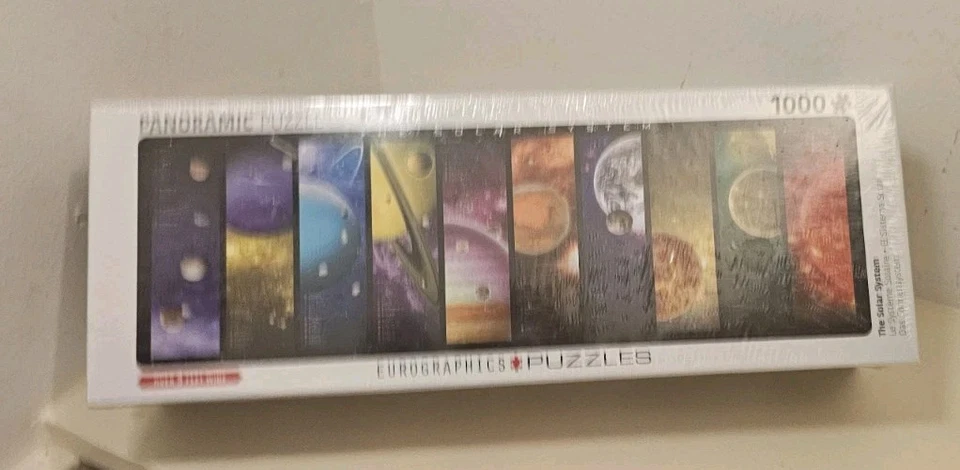 Eurographics - Solar System - 1000pcs Panoramic Jigsaw Puzzle  *NEW - SEALED* - Image 2 of 2