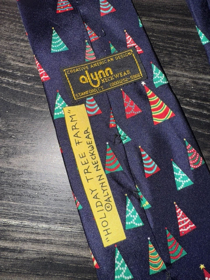 Corbata de Navidad para Árbol de Navidad - Para Hombre - Corbata para Hombre Tema de Árboles de Navidad Foto 3 de 3