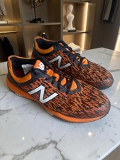New Balance NB 4040v6 Turf Baseball Shoes Black Orange T4040V6 Size 11