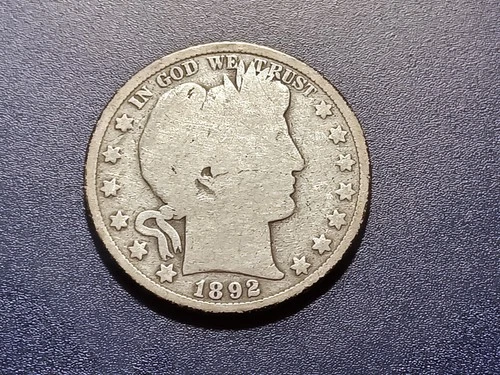 Good 1892-P Barber Half Dollar